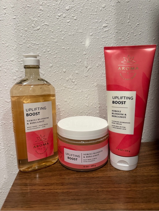 Bath & Body Works Other - Bath & Body Works Aroma Uplifting Boost Neroli Blossom & Bergamot Body Care Set